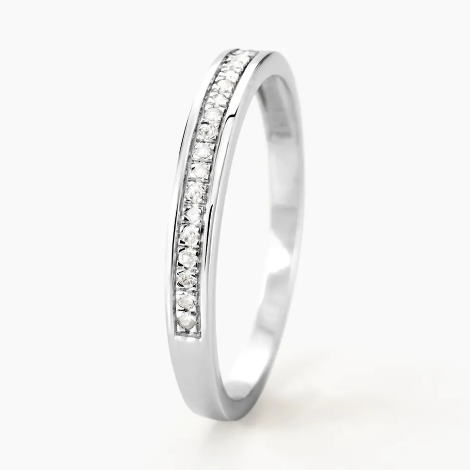 Best Histoire d'Or Alliance Aileen or blanc diamant