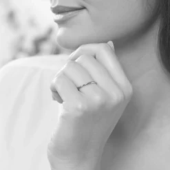 Best Histoire d'Or Alliance Aphroditia Demi Jonc Bombé or rose