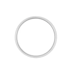 Clearance Histoire d'Or Alliance Aphroditia Demi Jonc Bombe Platine Blanc