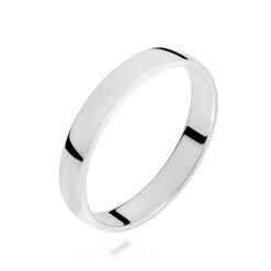 Histoire d'Or Alliance Artemissia Ruban Plat Or Blanc* Bijoux Personnalisés|Bagues