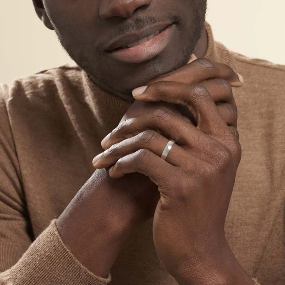 Sale Histoire d'Or Alliance Artemissia Ruban Plat Or Blanc