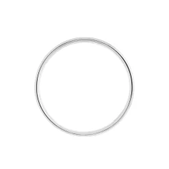 Histoire d'Or Alliance Basile Ruban Plat Or Blanc* Bijoux Personnalisés|Bagues