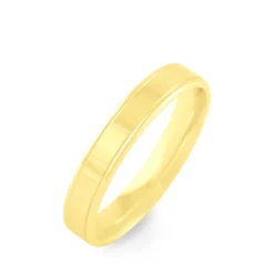 Clearance Histoire d'Or Alliance Beatrice Ruban Plat or jaune