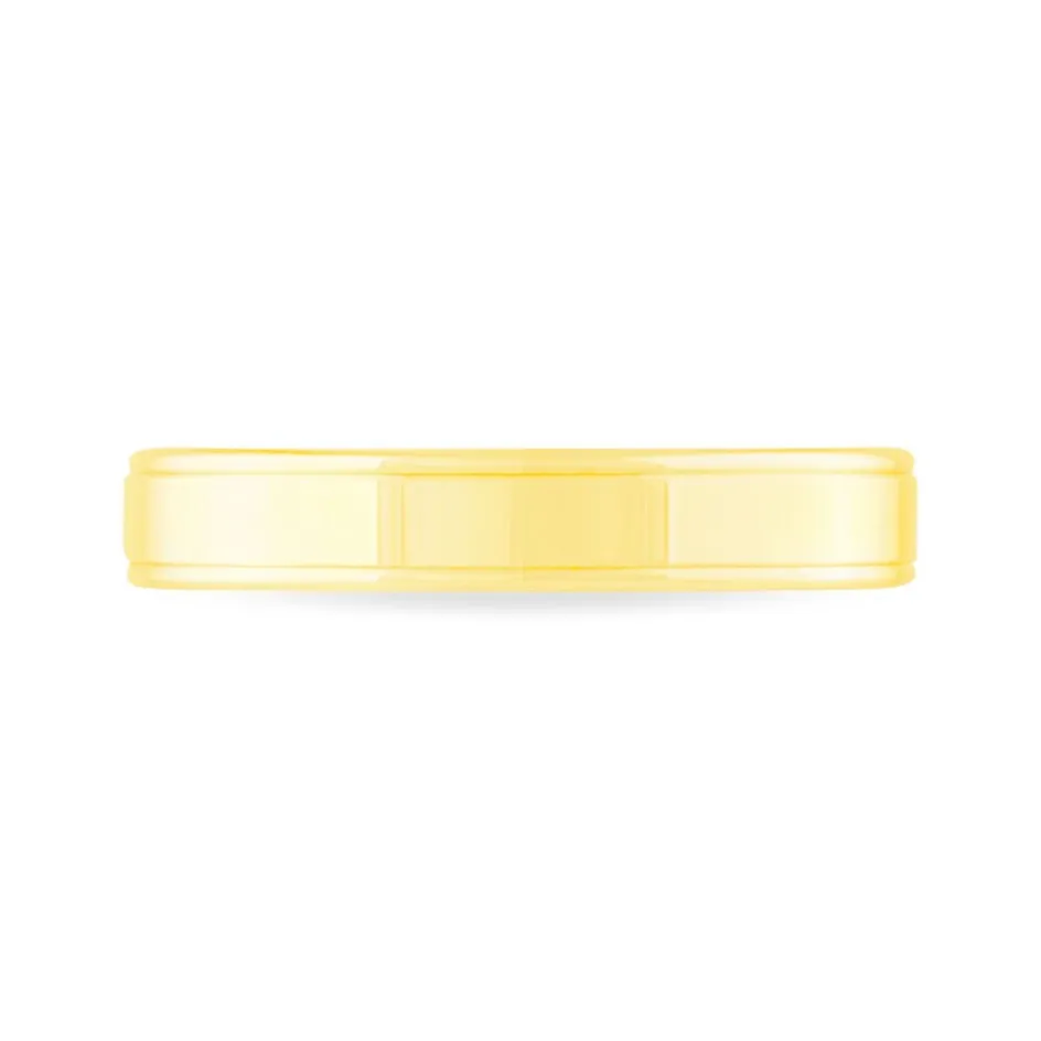 Clearance Histoire d'Or Alliance Beatrice Ruban Plat or jaune