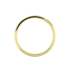 Histoire d'Or Alliance Beatrice Ruban Plat Or Bicolore