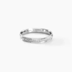 Histoire d'Or Alliance Caroline Sablee Ruban Plat* Bijoux Personnalisés|Bagues