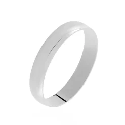 Histoire d'Or Alliance Celestyn Demi Jonc Classique Palladium Blanc* Bijoux Personnalisés|Bagues