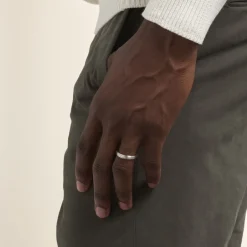 Sale Histoire d'Or Alliance Circios Demi Jonc Classique Or Blanc