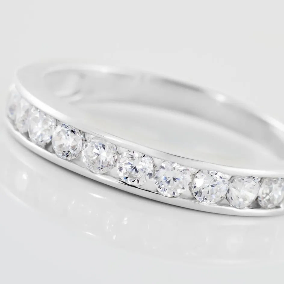 Histoire d'Or Alliance Céllia Argent Blanc Oxyde De Zirconium* Bagues|Bagues Avec Pierre