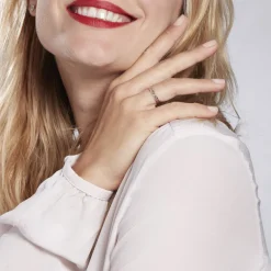 Histoire d'Or Alliance Clotilde Demi Jonc Classique* Bijoux Personnalisés|Bagues