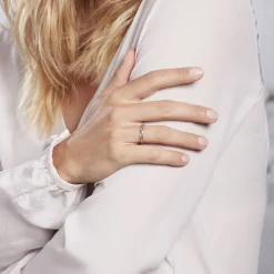 Histoire d'Or Alliance Clotilde Demi Jonc Classique* Bijoux Personnalisés|Bagues