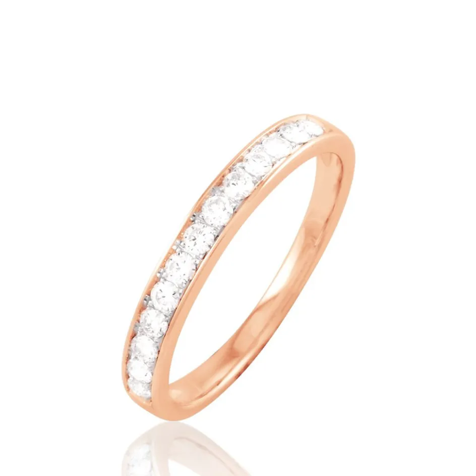 Discount Histoire d'Or Alliance Collection Juliette Or Rose Diamant
