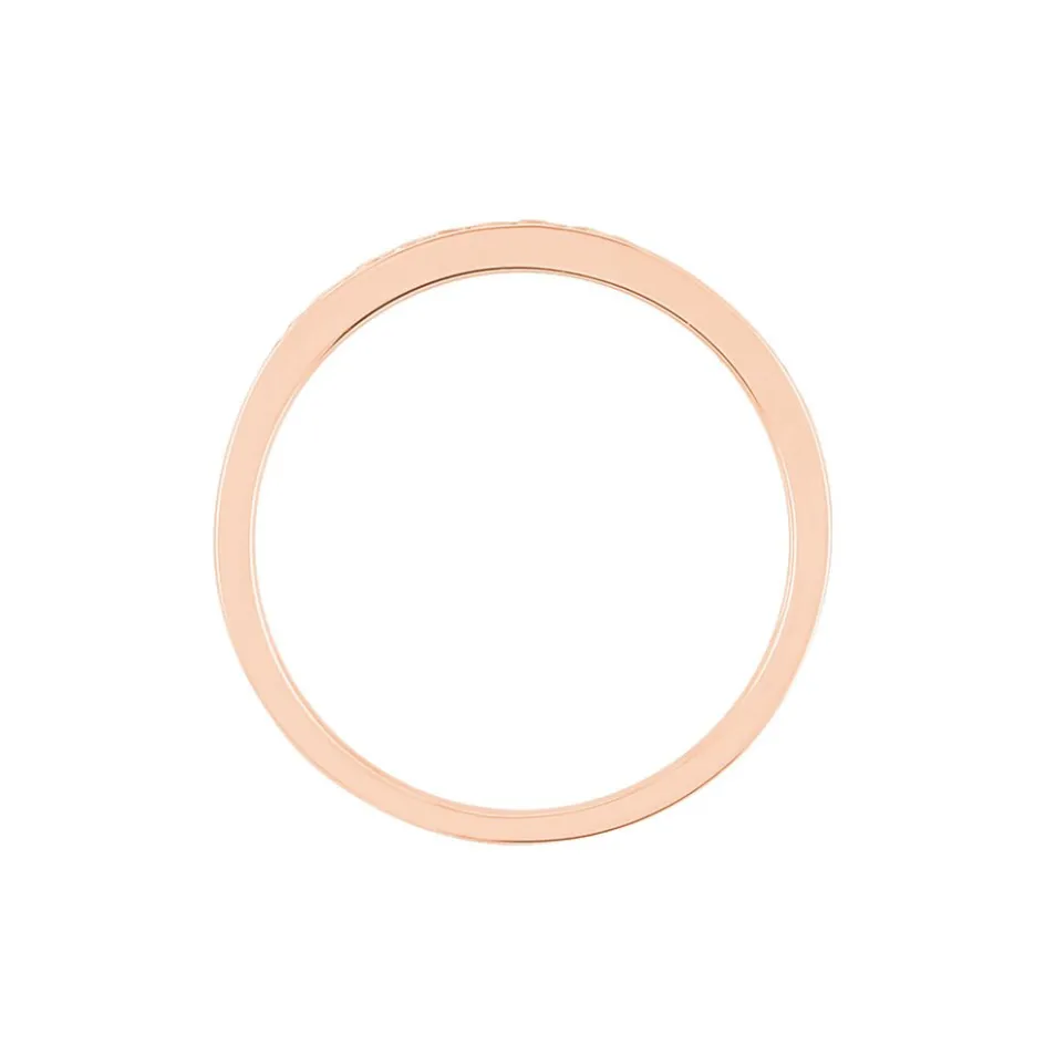 Histoire d'Or Alliance Collection Juliette Or Rose Diamant* Bagues|Alliances