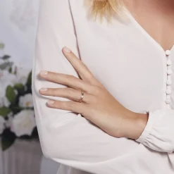 Histoire d'Or Alliance Daphna Ruban Plat Or Bicolore* Bijoux Personnalisés|Bagues