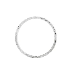 Histoire d'Or Alliance Dentelle 2 Rangs Diamantee Or Blanc* Bijoux Personnalisés|Bagues