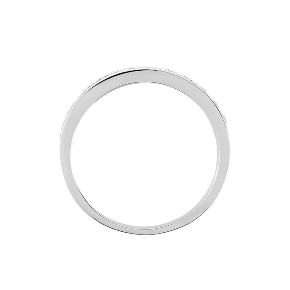 Histoire d'Or Alliance Dionysa Or Blanc Diamant* Bagues|Alliances