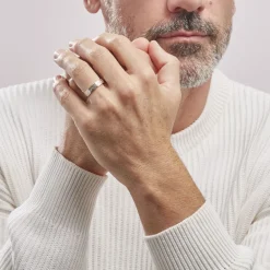 Histoire d'Or Alliance Effet Epi Mat Or Bicolore* Bijoux Personnalisés|Bagues