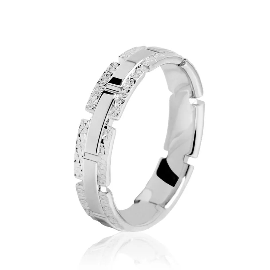 Histoire d'Or Alliance Elohane Or Blanc* Bijoux Personnalisés|Bagues