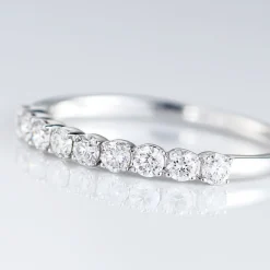 Histoire d'Or Alliance Eloisa Or Blanc Diamant Synthetique* Bijoux Personnalisés|Bagues