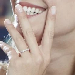 Histoire d'Or Alliance Eloisa Or Blanc Diamant Synthetique* Bijoux Personnalisés|Bagues