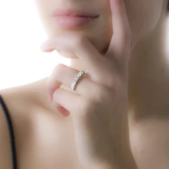 Outlet Histoire d'Or Alliance Eloise or blanc diamant