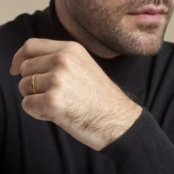 Histoire d'Or Alliance Eucleia Fantaisie Ruban Plat Or Jaune* Bijoux Personnalisés|Bagues