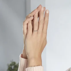 Histoire d'Or Alliance Fantaisie Diamantee Ruban Plat Or Bicolore* Bijoux Personnalisés|Bagues