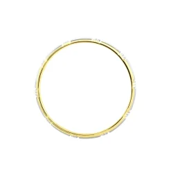 Histoire d'Or Alliance Fantaisie Ruban Plat Or Bicolore* Bijoux Personnalisés|Bagues