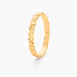 Histoire d'Or Alliance Fleur Or Jaune* Bijoux Personnalisés|Bagues