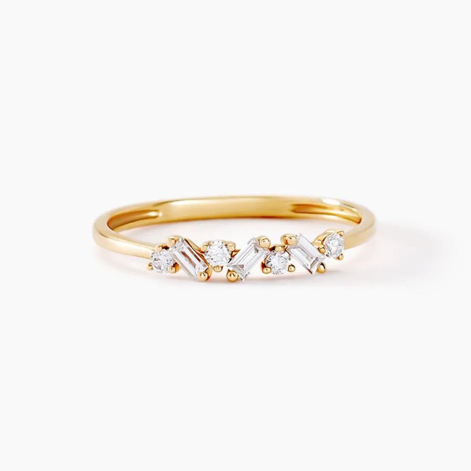 Histoire d'Or Alliance Gemariah Or Jaune Diamant Synthétique* Bagues|Alliances