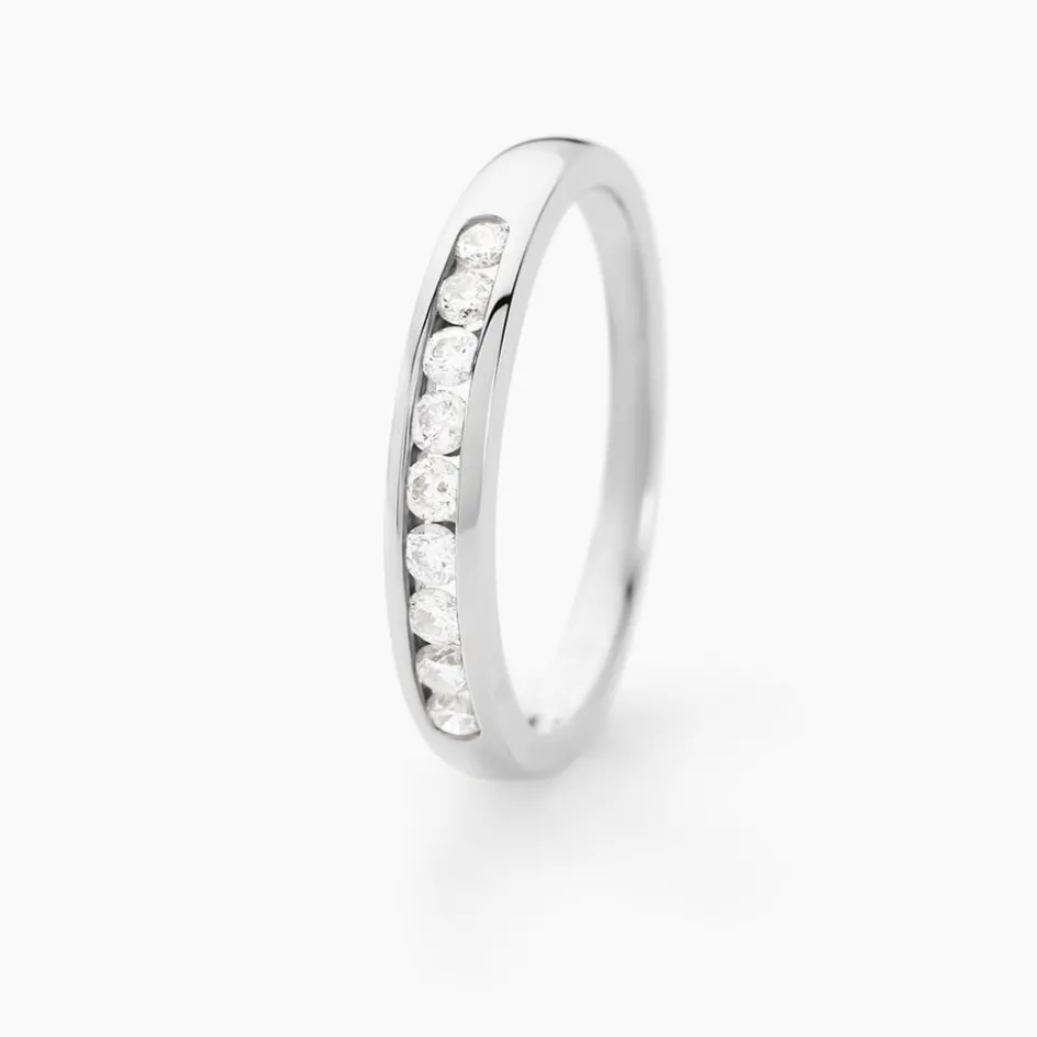 Histoire d'Or Alliance Giulia or blanc diamant