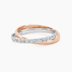 Sale Histoire d'Or Alliance Hermana Ruban Plat Or Bicolore