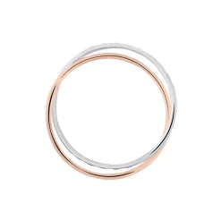 Sale Histoire d'Or Alliance Hermana Ruban Plat Or Bicolore