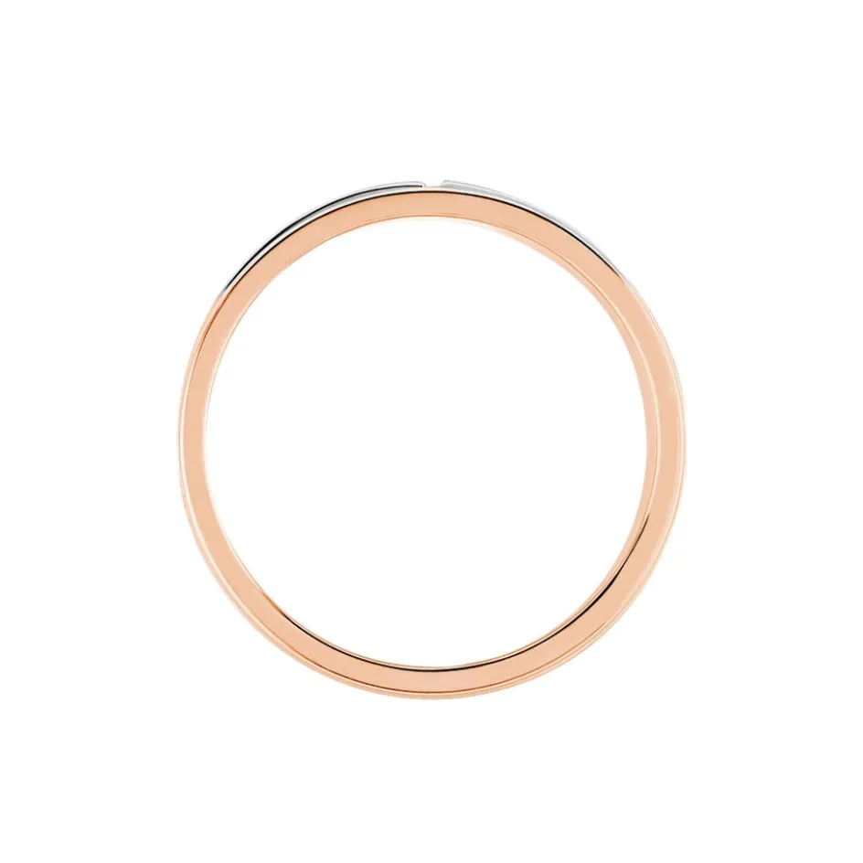 Discount Histoire d'Or Alliance Hevan Ruban Or Bicolore