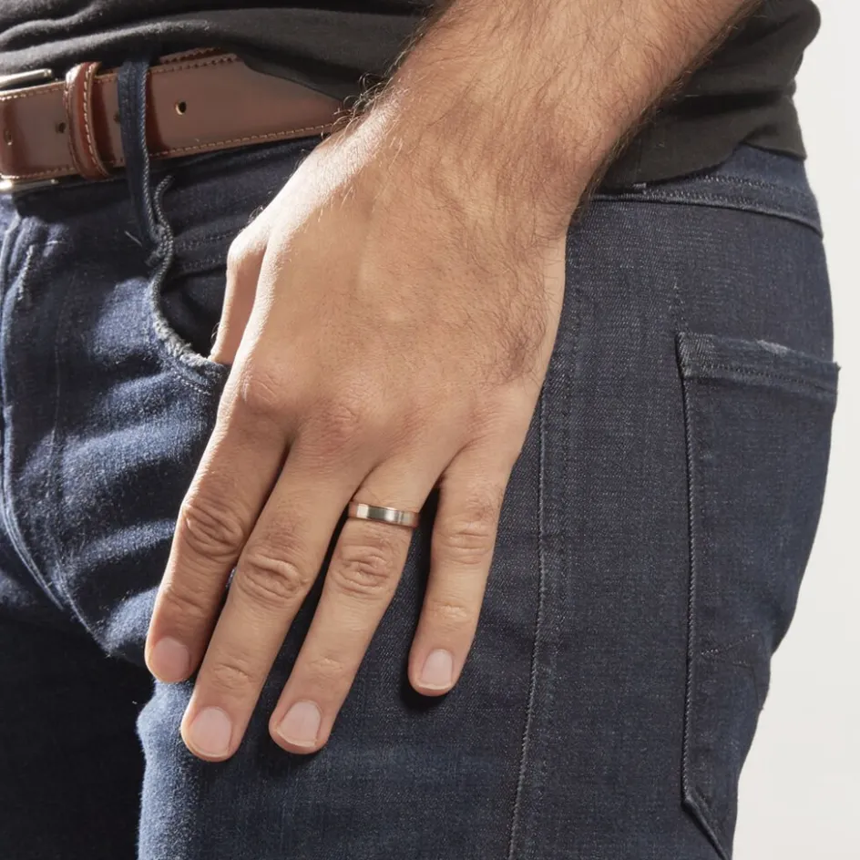 Discount Histoire d'Or Alliance Hevan Ruban Or Bicolore