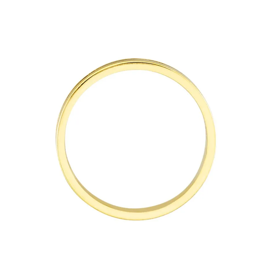 Histoire d'Or Alliance Hevan Ruban Or Bicolore* Bijoux Personnalisés|Bagues