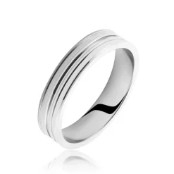 Histoire d'Or Alliance Horatius Ruban Palladium* Bijoux Personnalisés|Bagues