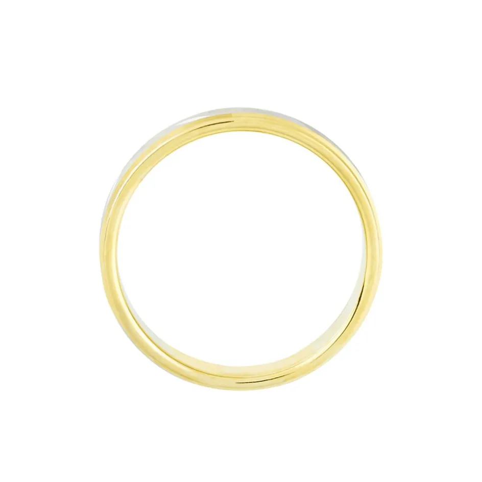 Histoire d'Or Alliance Ilki Ruban Or Bicolore* Bijoux Personnalisés|Bagues