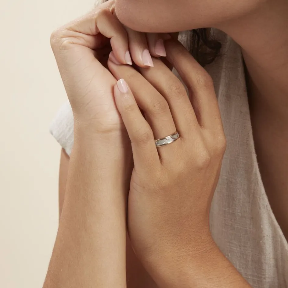 Histoire d'Or Alliance Ilki Ruban Or Bicolore* Bijoux Personnalisés|Bagues