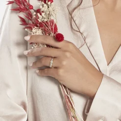 Histoire d'Or Alliance Ilki Ruban Or Bicolore* Bijoux Personnalisés|Bagues