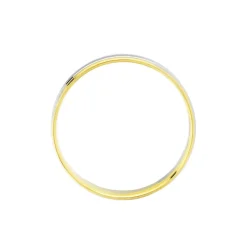 Histoire d'Or Alliance Juditha Ruban Plat Or Bicolore* Bijoux Personnalisés|Bagues