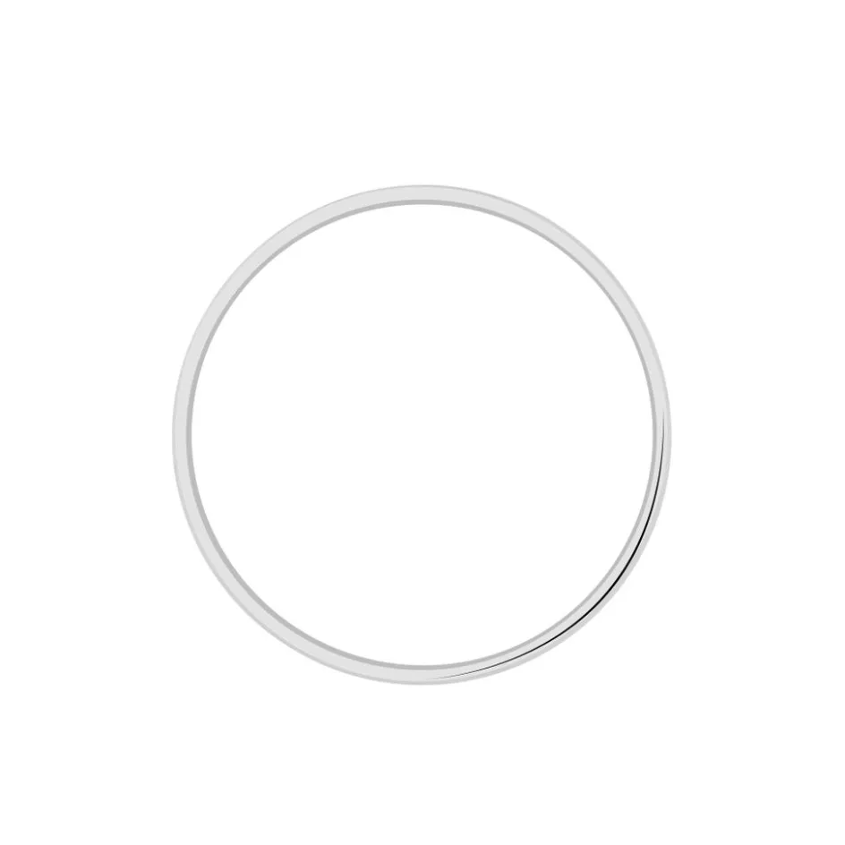 Histoire d'Or Alliance Julie Ruban Classique Or Blanc* Bijoux Personnalisés|Bagues