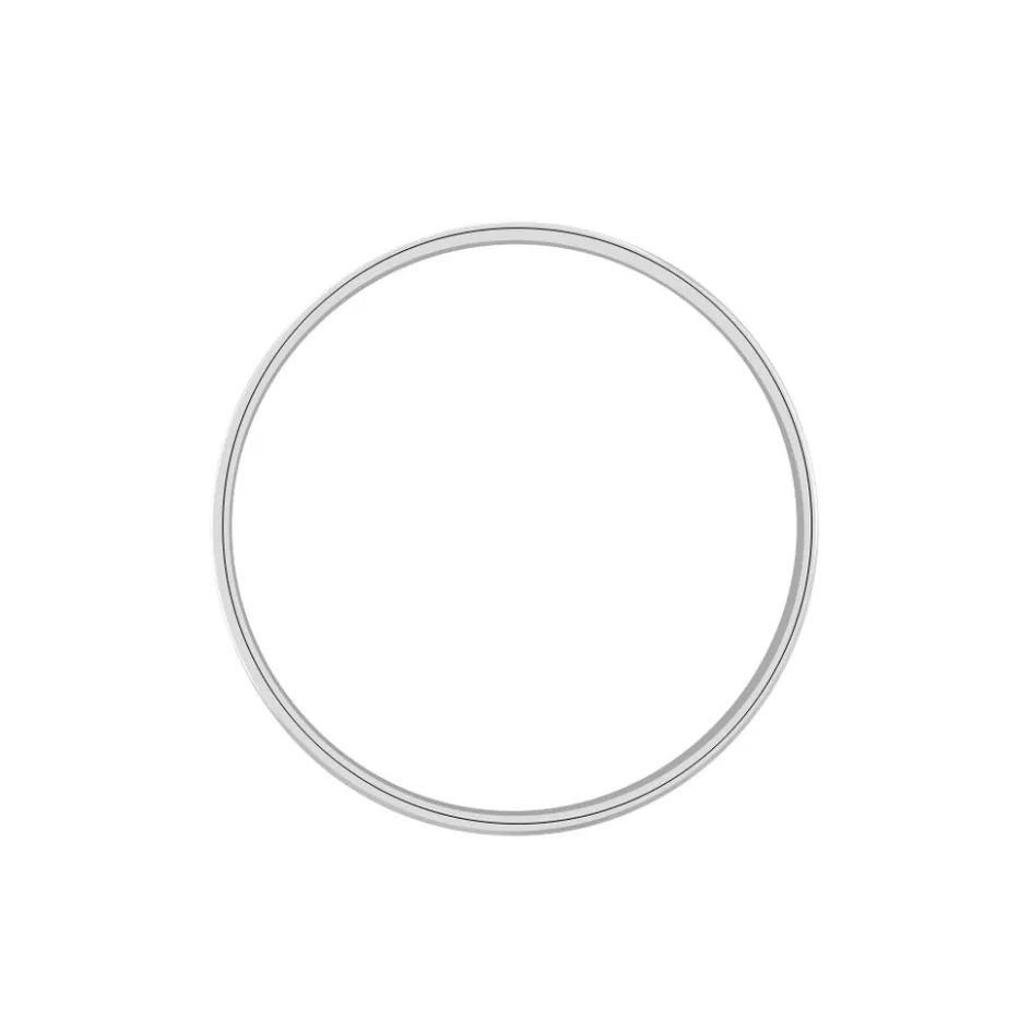 Histoire d'Or Alliance Julie Ruban Classique Or Blanc* Bijoux Personnalisés|Bagues
