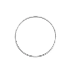 Histoire d'Or Alliance Julie Ruban Classique Platine Blanc