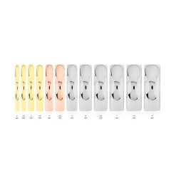 Histoire d'Or Alliance Julie Ruban Classique Platine Blanc