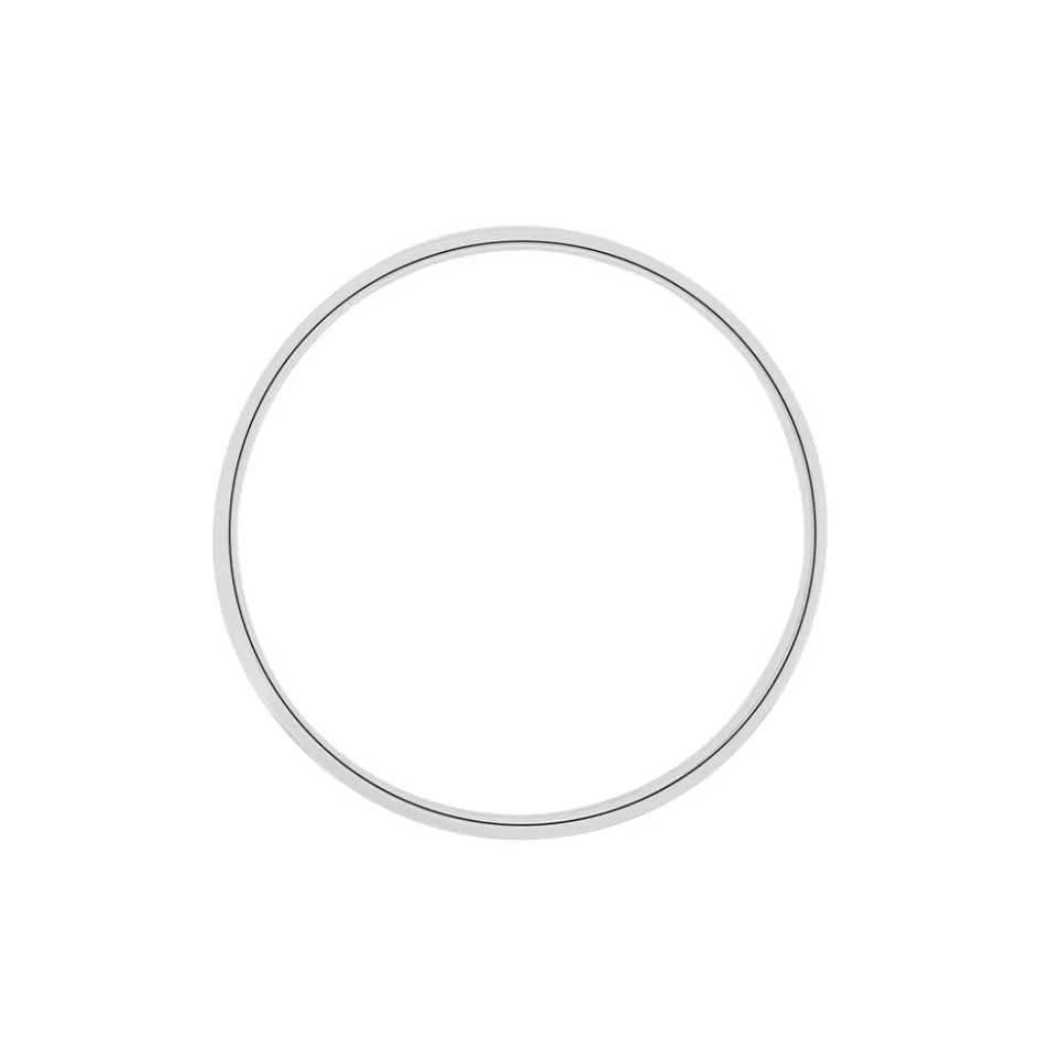 Histoire d'Or Alliance Julie Ruban Classique Or Blanc* Bijoux Personnalisés|Bagues