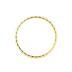 Best Histoire d'Or Alliance June 2 Rangs Diamantee Ruban Plat or jaune