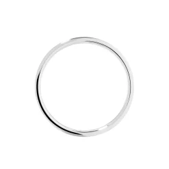 Histoire d'Or Alliance Junius Ruban Confort Or Blanc* Bijoux Personnalisés|Bagues