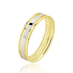 Clearance Histoire d'Or Alliance Laumer Ruban Or Bicolore