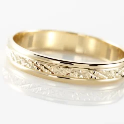 Histoire d'Or Alliance Laura Ruban Plat Or Jaune* Bijoux Personnalisés|Bagues